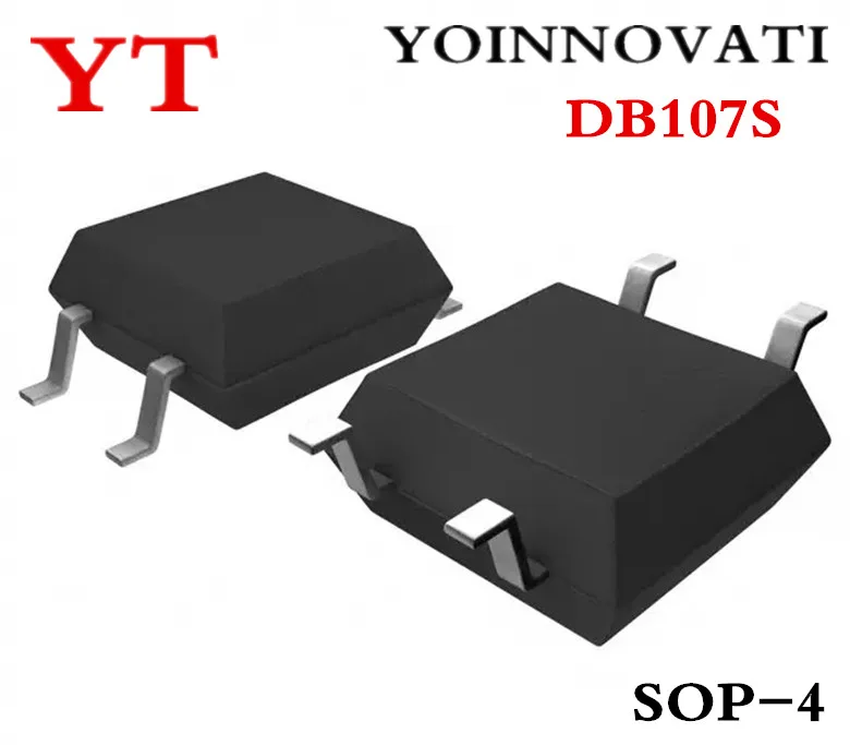  500pcs/lot DB107S DB107 SMD 1A 1000V IC Best quality