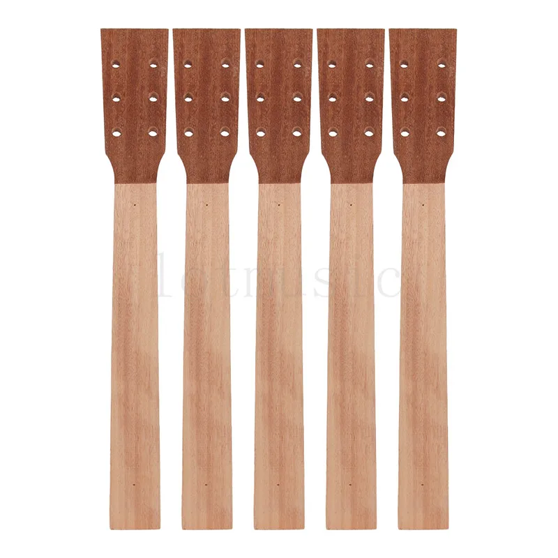 

Acoustic Guitar Neck for Guitar Parts Replacement Luthier Repair Diy Unfinished Sapele Head Veneer Pack of 5