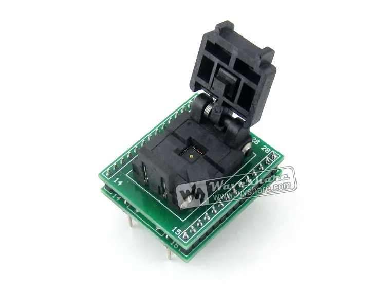 QFN28 TO DIP28 (A) # QFN28 MLF28 MLP28 IC Test Socket Programming Adapter 0.5mm Pitch + Free Shipping