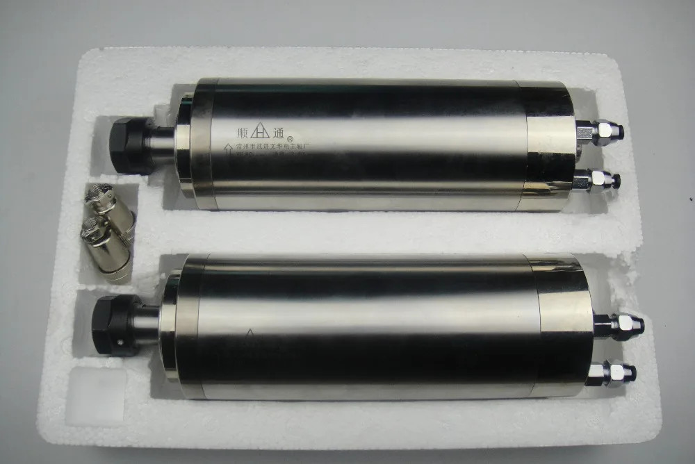 2 ピース ER20 直径 80 ミリメートル 220 V 24000 rpm 2.2kw 水冷却スピンドル