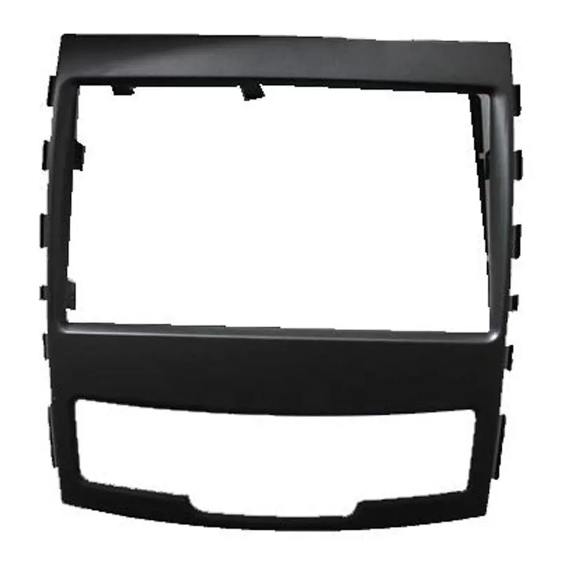 

Free shipping-car refitting dvd frame/front bezel/audio panel for SSang Yong 2010 Korando