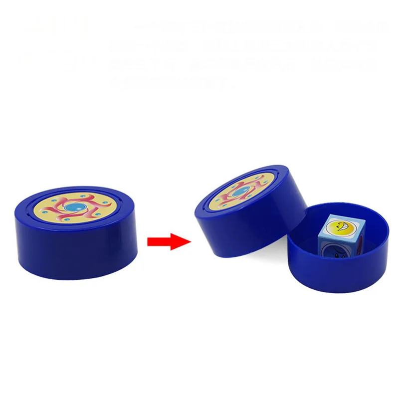 Ver a través de dados en la caja trucos de magia predicción Magie Close Up accesorios Gimmick Prop mentalismo juguetes de comedia para niños