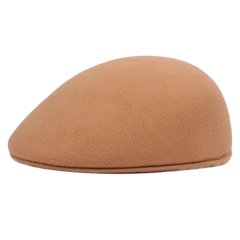 SILOQIN Women\'s Fashion Elegant Cap Autumn Winter Warm Berets For Women Simple Solid Color Duckbill Beret Flat Caps Golf Ivy Hat