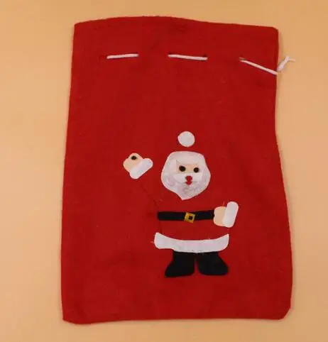 New Arrival Merry Christmas Decoration Santa Claus Kids Candy Bag Home Party Decor Gift To Children