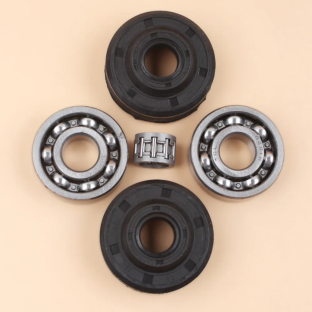 Crankshaft Crank Ball Bearing Oil Seal Kit For HUSQVARNA 240 236 235 142 141 136 137 36 41 Chainsaw Parts