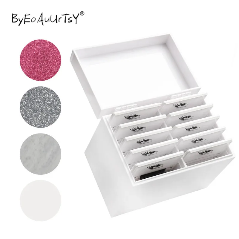 

5/10 Layers Pallet Lash Holder Individual lash Volume Display Stand Eyelashes Storage Box Tools For Eyelash Extension Tool