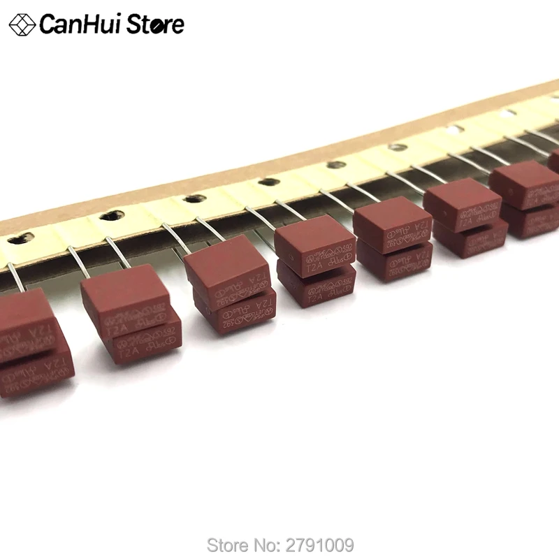 392 T 0.5A 2A 1A 3.15A 4A 5A 6.3A 8A10A 250V 50 adet kare plastik sigorta T2A LCD TV elektrik panosu yaygın olarak kullanılan sigortalar yavaş darbe