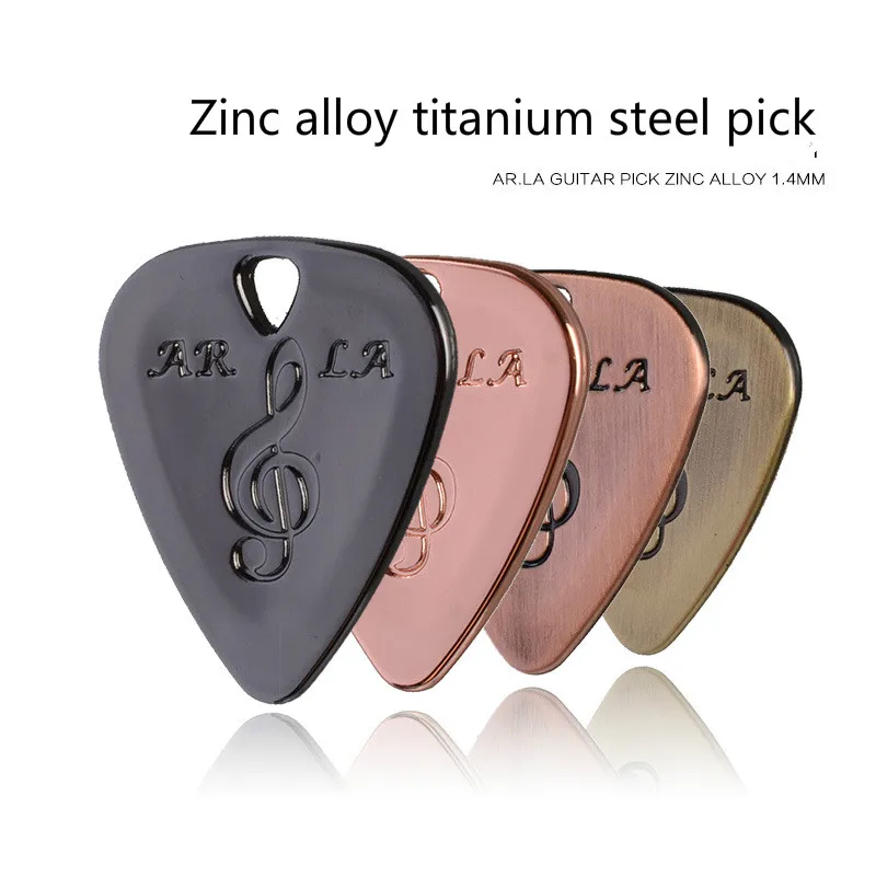 Zinc Alloy Titanium Steel Picks, Electric Guitar, Ballad, Acoustic Guitar, Foreign Trade, New, 1Pc