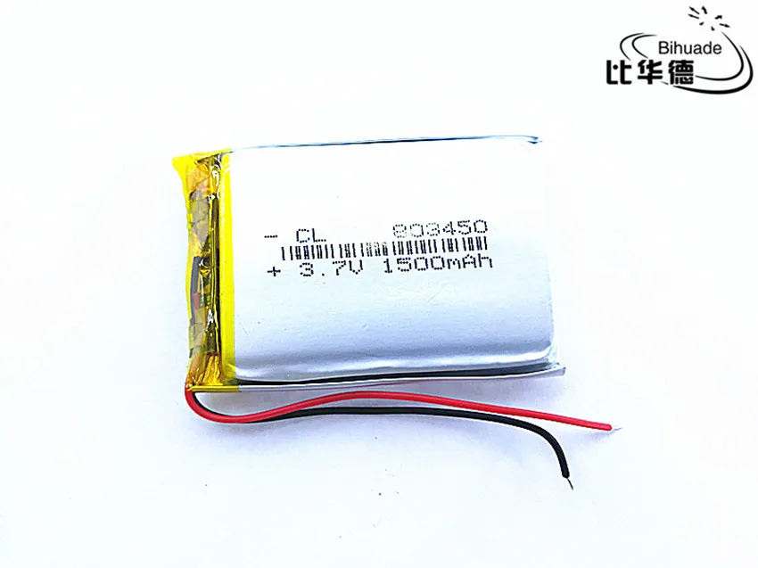 Free shipping 5pcs/lot Liter energy battery 3.7V 1500mAh 803450 Lithium Polymer LiPo Rechargeable Battery li ion cells