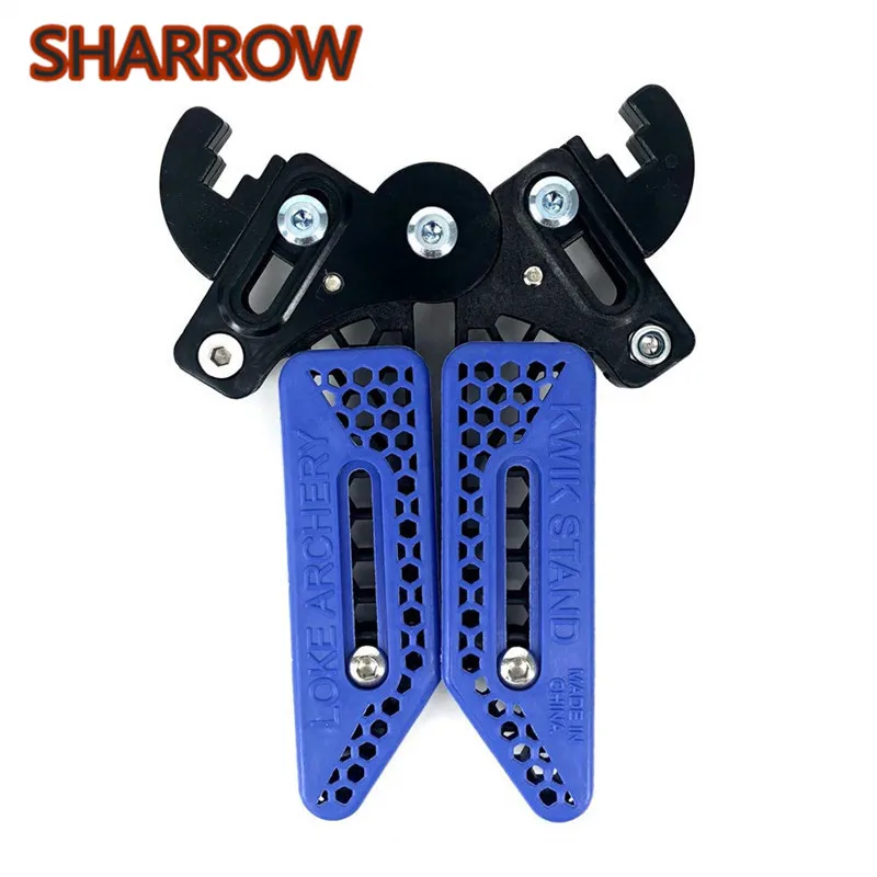 

1Pc Compound Bow Stand Holder Kick Rack Legs Bracket Bow Support Adjustable Stand Rack For Training Shooting Archery Accessories