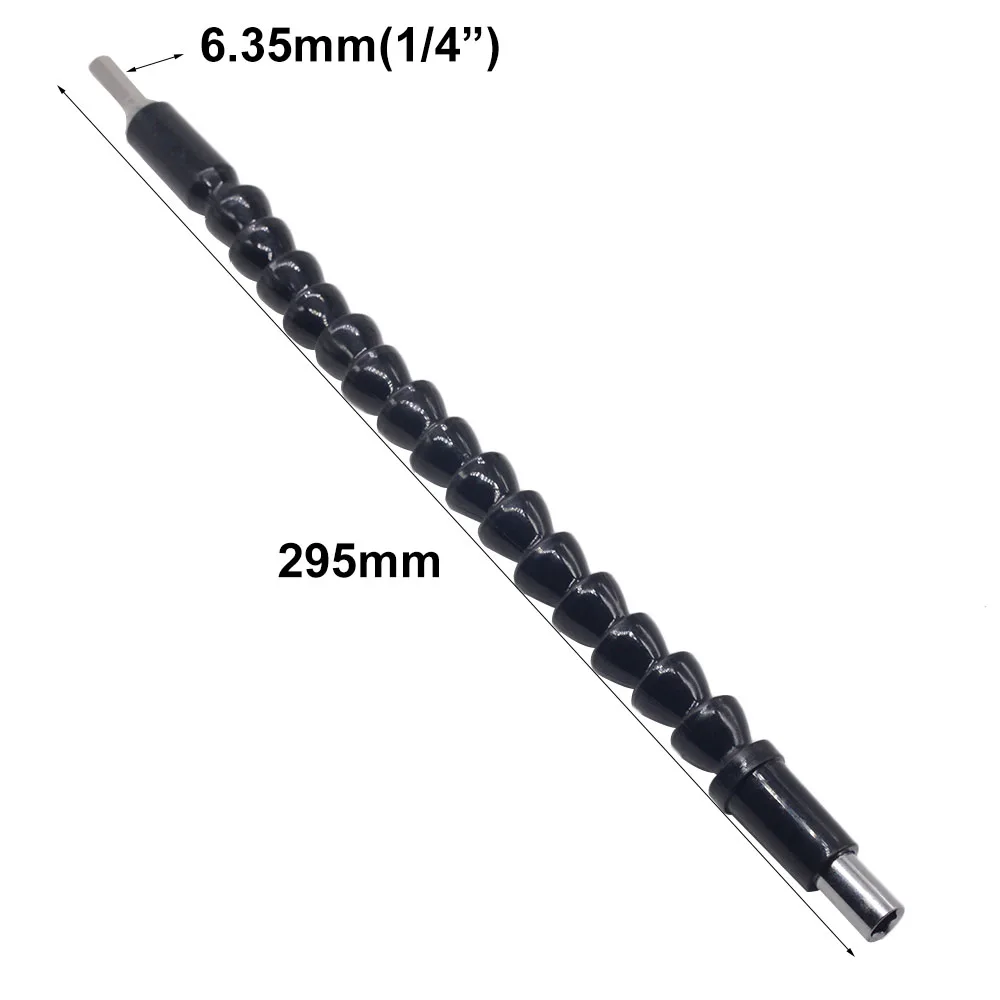 1pcs 295MM Plastic Metal Soft Universal Flexible Shaft Electric Screwdriver Batch Of Head Hex Shank Extension Drill Bit Holder