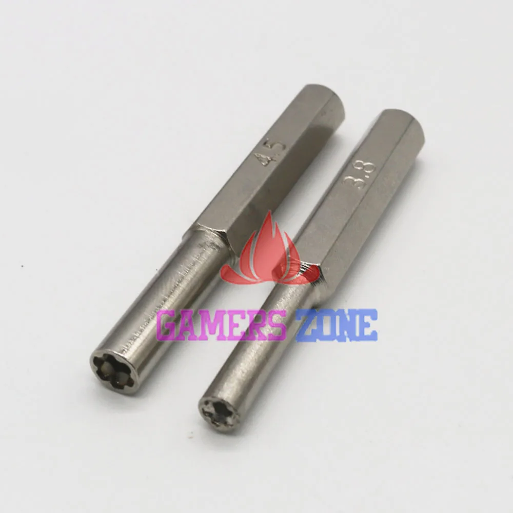 1 مجموعة = 2 قطعة لوحدة التحكم نينتندو وخرطوشة 3.8 مللي متر 4.5 مللي متر الأمن مفك مسامير لعبة بت ل N64 NES SNES