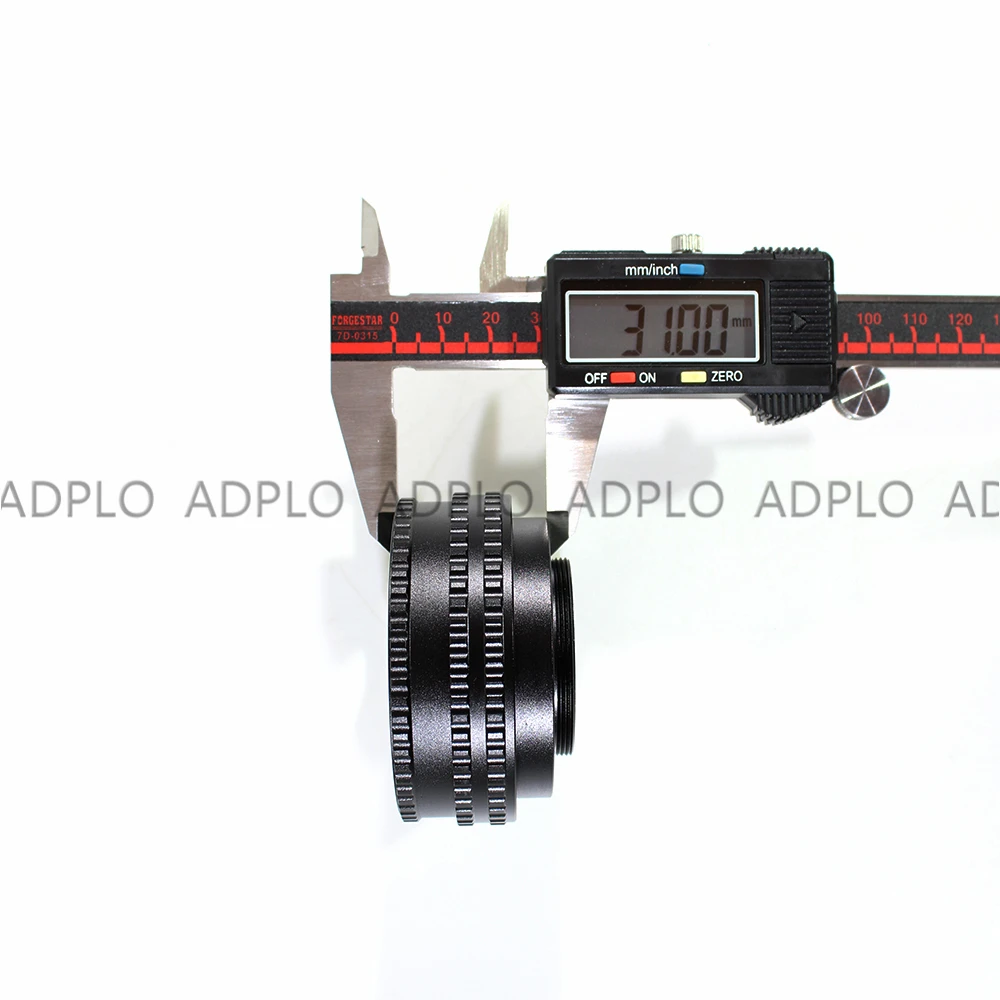 ADPLO 17-31mm Macro Extension Tube M52-M42 /M52 Lens to M42 Camera Adjustable Focusing Helicoid Ring Adapter