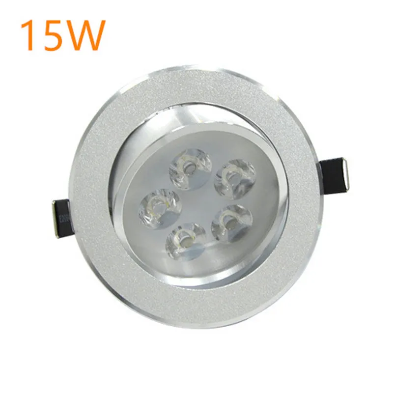 LED 통 매립형 SOPT 뜨거운 판매 6W 9W 12W 15W 21W AC220V LED 천장 통 밝기 조절 led 통, 스포트라이트 천장 조명