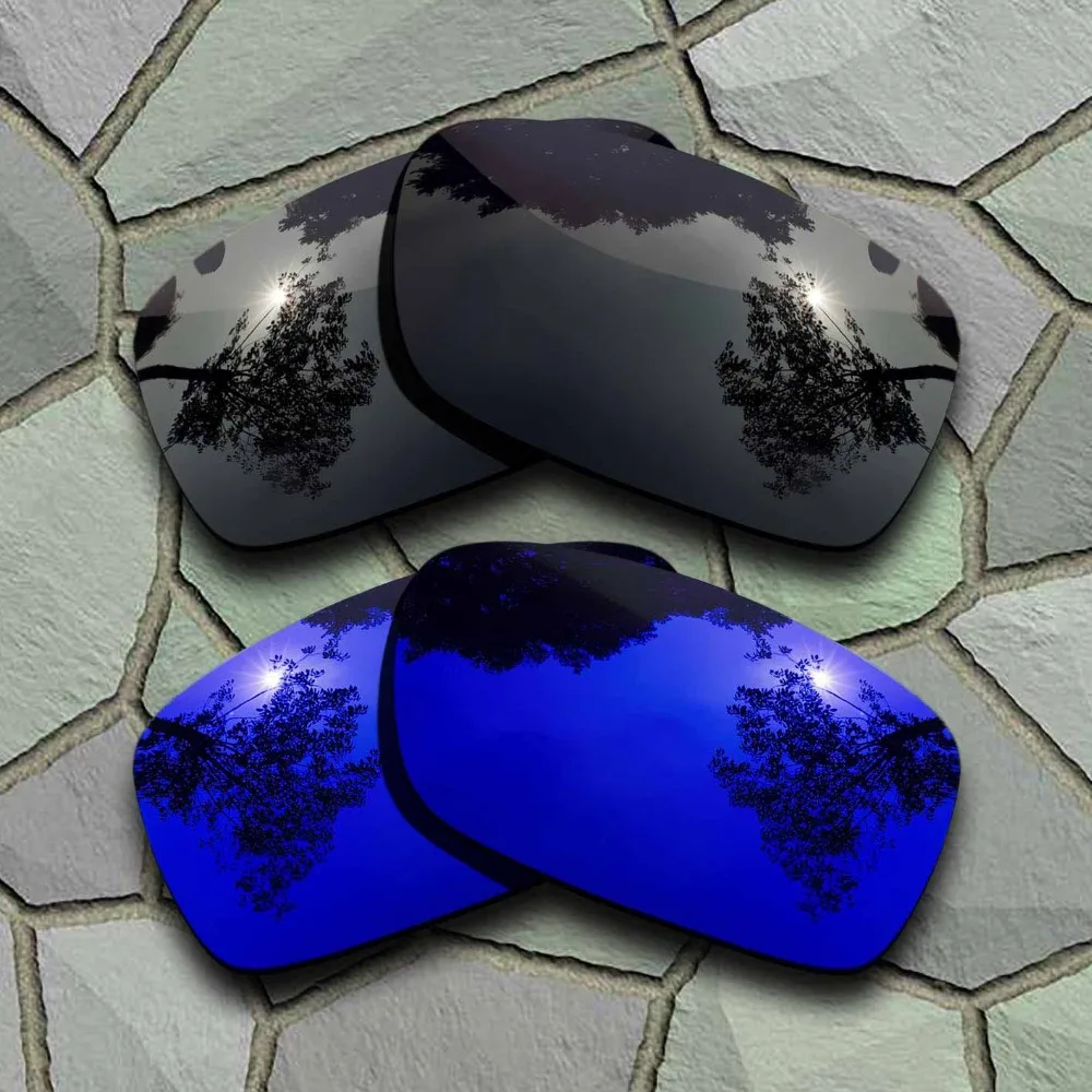 

Grey Black&Violet Blue Sunglasses Polarized Replacement Lenses for Oakley Crankcase