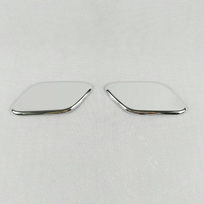 For KIA Sportage 4 QL KX5 2016 2017 2018 ABS Chrome auto accessories Car front Head Decoration patch Cover Trim car styling 2pcs
