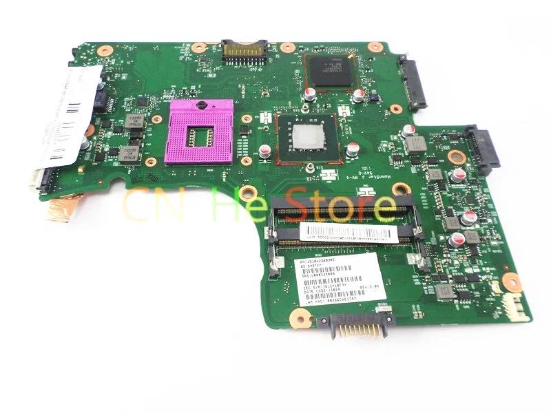 

FOR Toshiba Satellite C665 Laptop Motherboard V000225080 1310A2368302 DDR2 GL40 Integrated Graphics