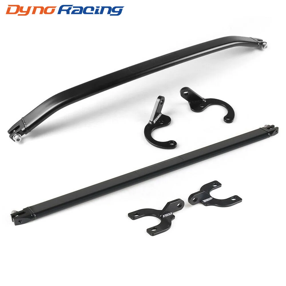 2 in 1 Front and Rear Strut Tie Bar For 92-00 Civic EG EK/93-97 Del Sol/94-01 Integra DC2