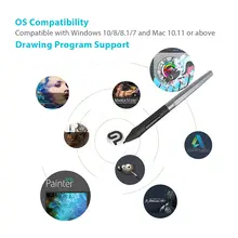 H610 Pro V2 Drawing Tablet with Tilt & Pen Pressure #3