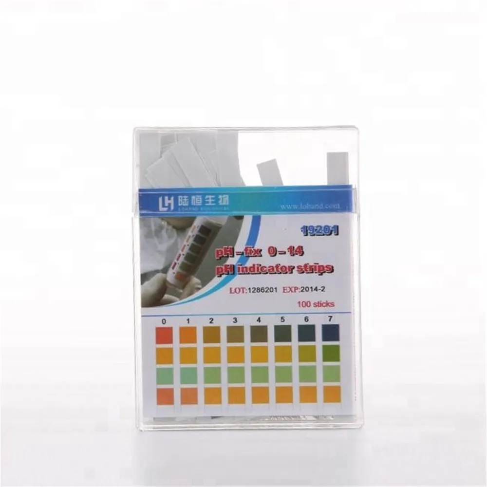 100 Strips 0-14  PH Test Strip Alkaline Acid Indicator Paper Universal Lab Test Paper For Liquid Soil Aquariums Measuring Mayitr