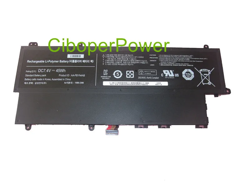 High quality 7.4V 45WH AA-PBYN4AB Battery ForAA-PLWN4AB BA43-00336A NP530U3B