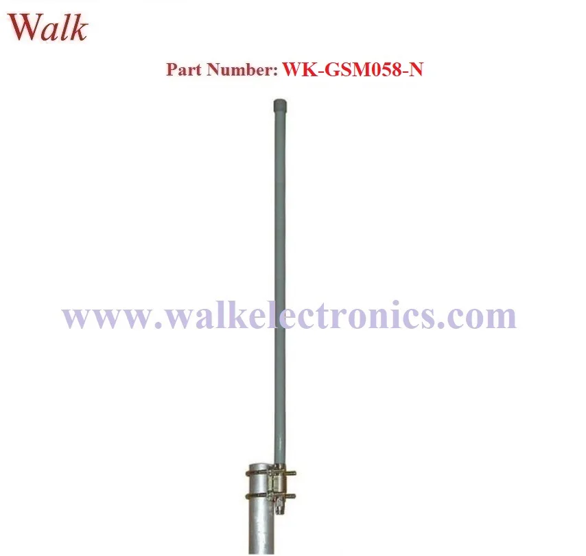 high gain pole mount fiber glass gsm antenna N male outdoor use bracket mount GSM gprs quad band glass fiber antenna