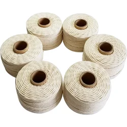 100%  Natural cotton rope 80m/roll twine Cords 6pcs/lot String thread for Hang Tag accessory DIY