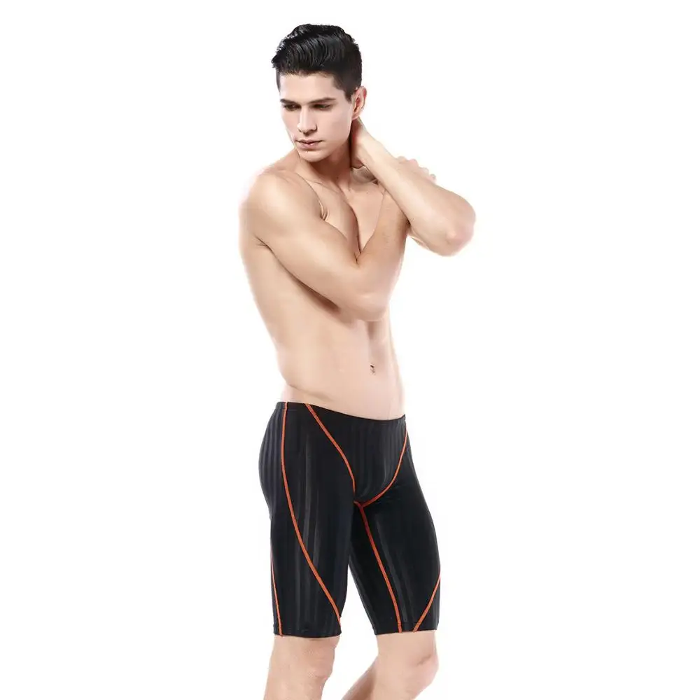 Yingfa FINA costumi da bagno da competizione da corsa Jammer impermeabile resistente al cloro costumi da bagno competitivi bambini ragazzi slip da