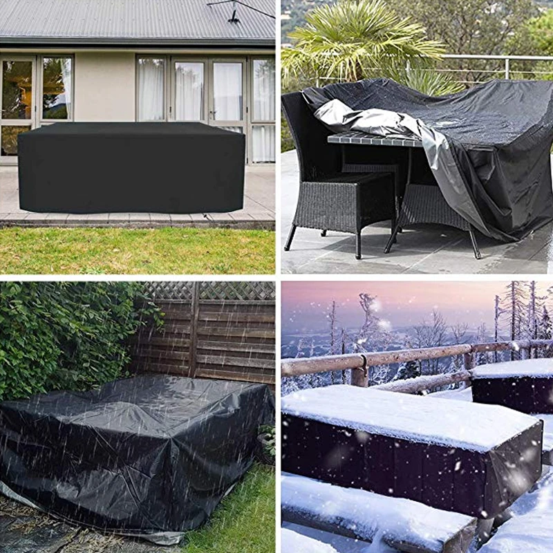 Oxford Doek Meubels Stofdicht Cover Voor Rotan Tafel Sofa Waterdichte Regen-Proof Meubilair Tuin Outdoor Patio