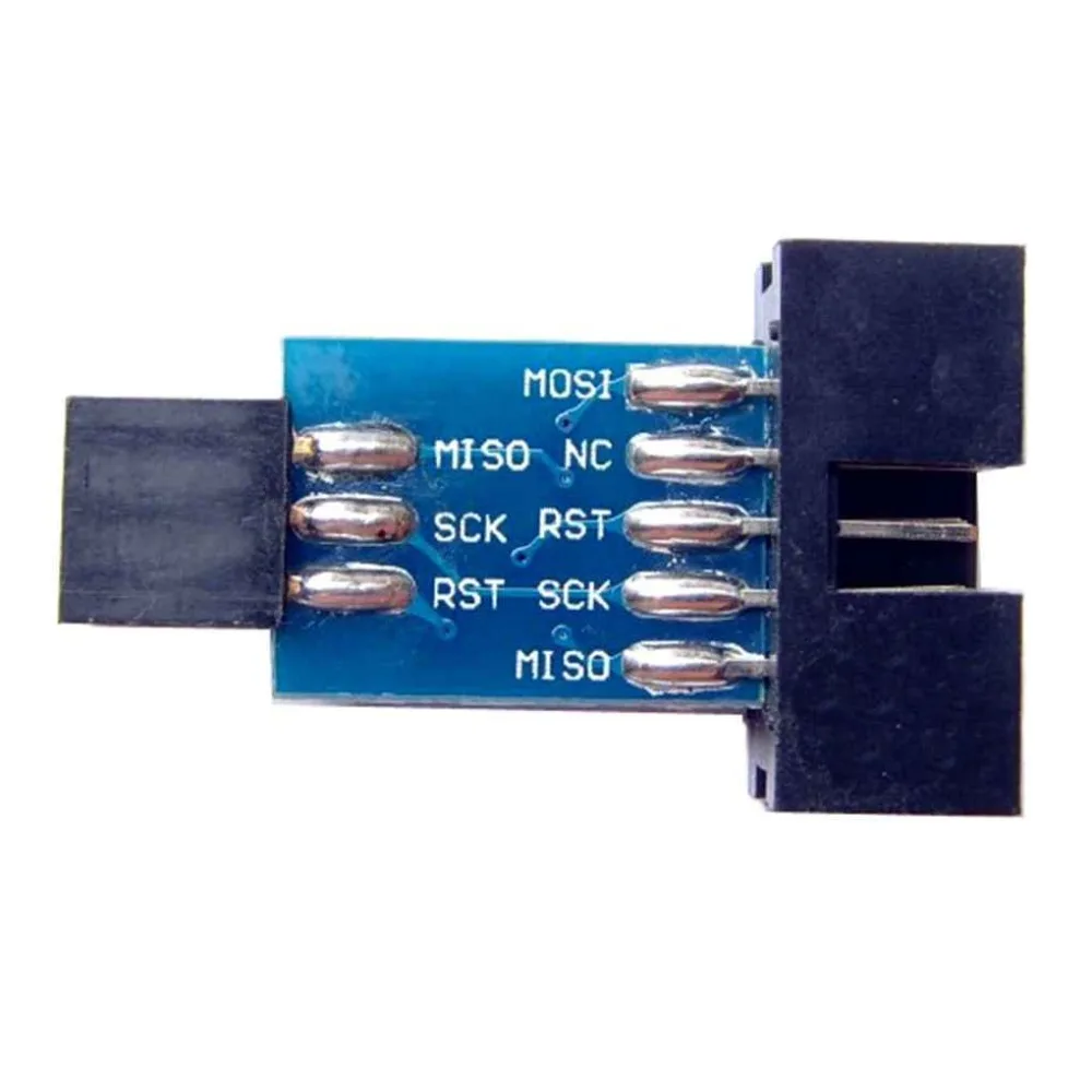 Avrisp usbasp stk500 10-polige bis 6-polige Adapter platine, geeignet für die Konvertierung der Isp-Schnitts telle der Arduino-Entwicklungs platine