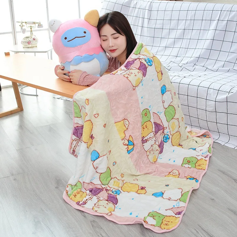 45 centimetri di Animazione Giapponese Sumikko Gurashi Peluche Angolo Bio Cuscino Coperta Morbida Animale Del Fumetto Bambola Del Capretto Di