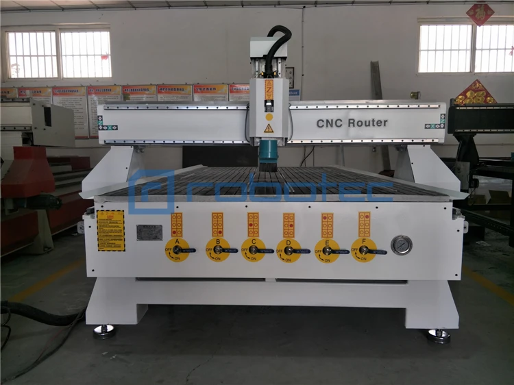 Routeur CNC 180 à tête pivotante à 1325 degrés, fraiseuse pour le travail du bois, avec changeur d'outils automatique, 4 axes, ATC