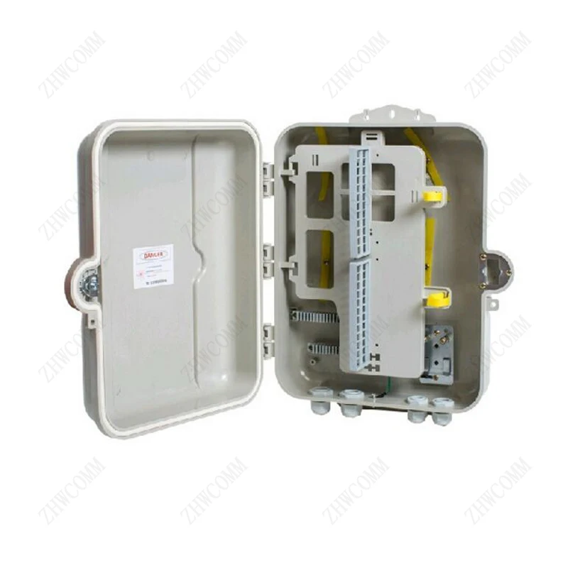 ZHWCOMM high quality 48Core outdoor Fiber Optic Terminal Box 48port Fiber Optic Distribution Box