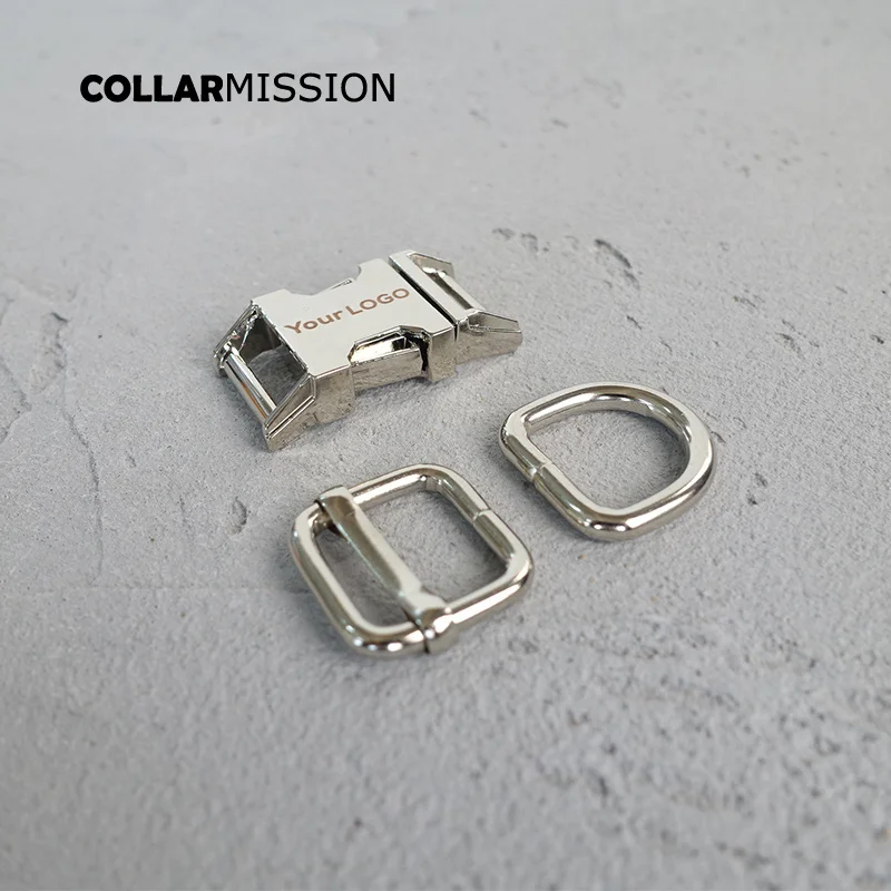 

100sets/lot (metal buckle+adjust buckle+D ring/set) 15mm DIY accessory provide laser engraving service LOGO 4 colours