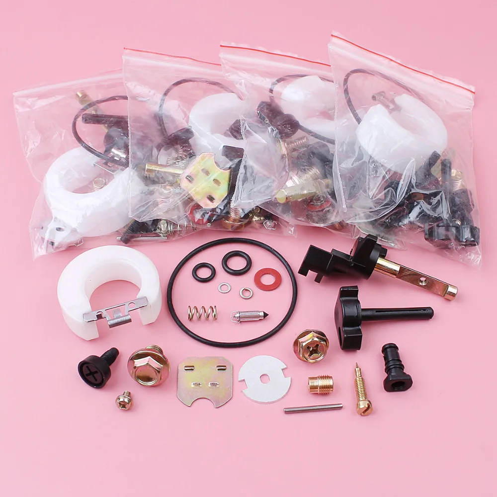5pcs/lot Carburetor Repair Rebuild Kit For Honda GX160 GX200 GX 160 200 5.5HP 6.5HP 4-Stroke Engine Motor Part Trimmer Grass