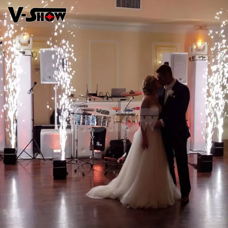 V-show 10 Bags Ti Powder 200g/bags For Cold Spark Firework Machine Wedding Sparkular Machine MSDS Powder Certification