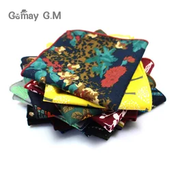 Fashion Suits Flower Printing Pocket Square 25cm*25cm Men's Cotton Handkerchiefs Chest Towel Ladies Hanky Hankies for Men