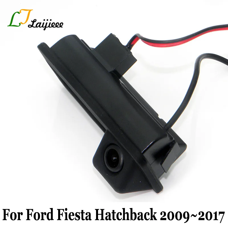 Rear View Camera For Ford Fiesta MK6 Hatchback 2009 2010 2011 2012 2013 2016 2017 Auto Trunk Handle Parking Reverse Camera Back