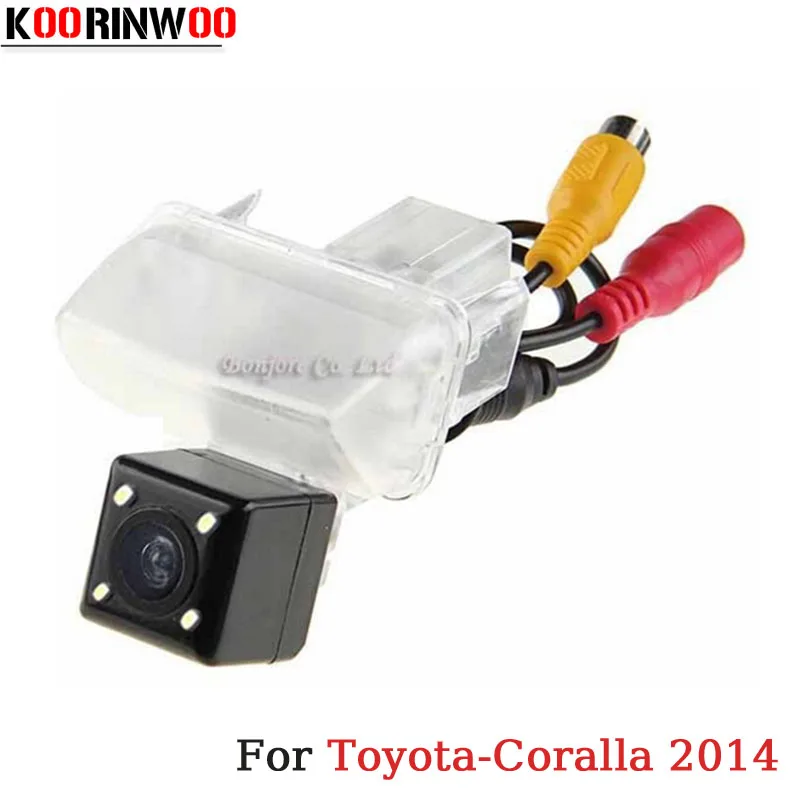 KOORINWOO HD CCD Special car Rear view camera for Toyota/Coralla 2014 Auto Reverse Cam Backup Parking Assistance Night vision