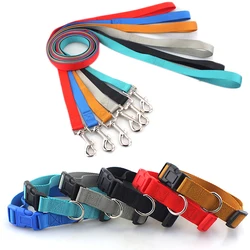 Classic Solid Pet Collare di Cane di Nylon Di Base Del Cane del Gatto Collari per Cani di Piccola Taglia Media Può Abbinare Guinzaglio & Harness con rapido Fibbia A Scatto