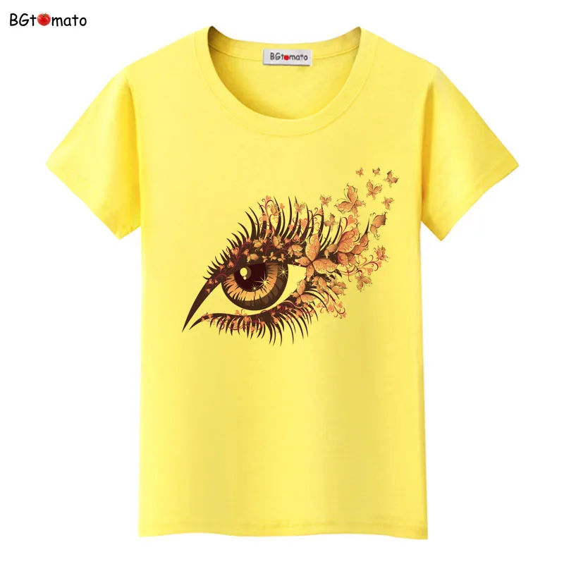 Purple flower big eye t shirt women clothes hot sale tshirt summer top tees fashion t-shirt kawaii shirt