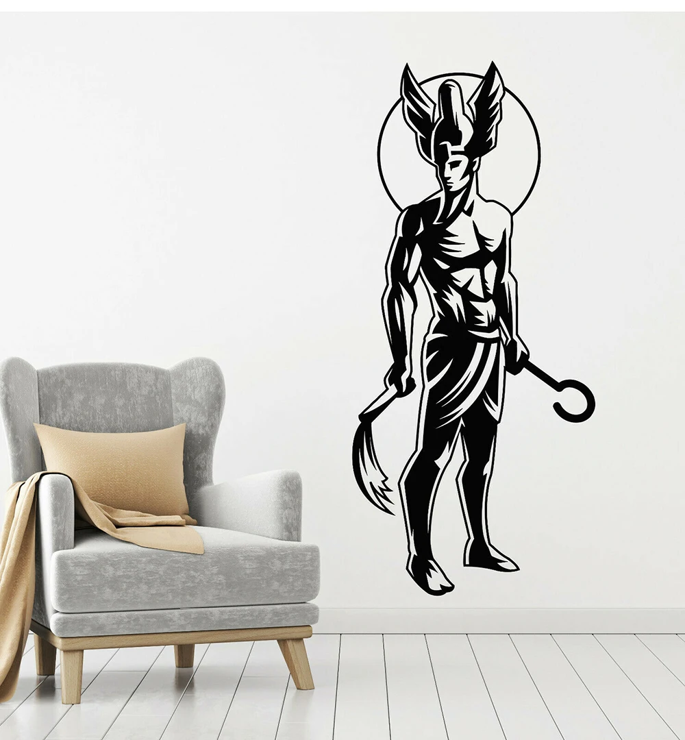 Vinyl Wall Decal Osiris Ancient Egyptian God Egyptian Decoration Stickers Wall Decals Home Decor Living Room Bedroom Mural D691