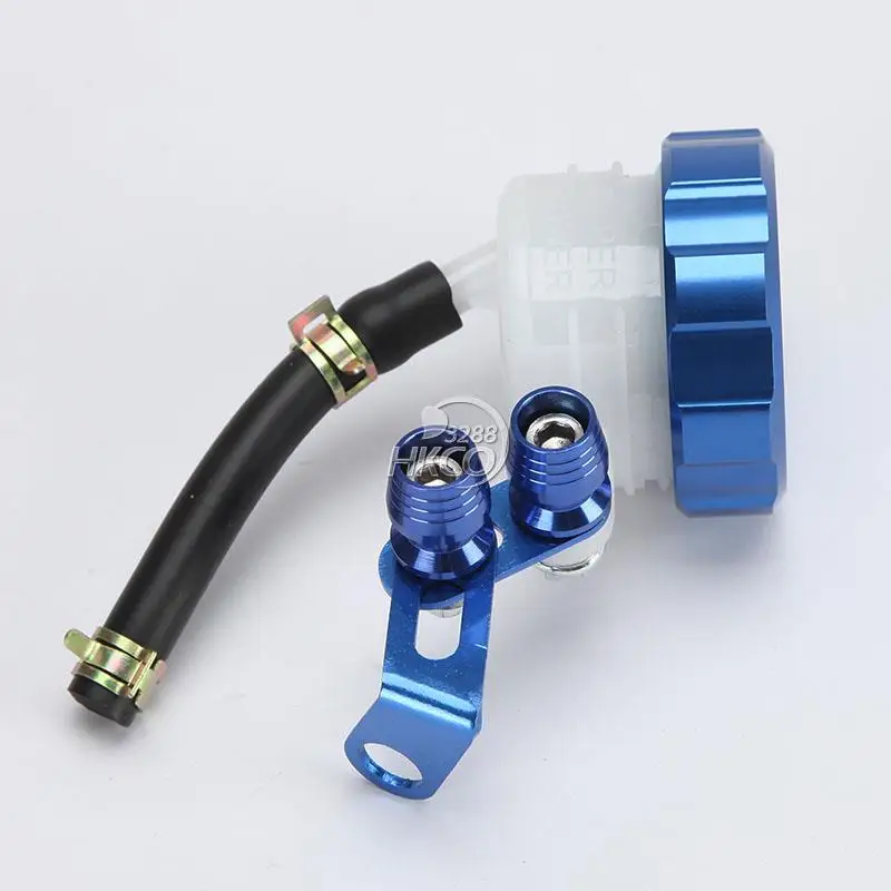 

CNC Motorcycle Front Brake Oil Fluid Reservoir Motocross Pocket Bike for Yamaha PW50 WR450F R3 Jog Crf 230 Duke 390 ... Blue