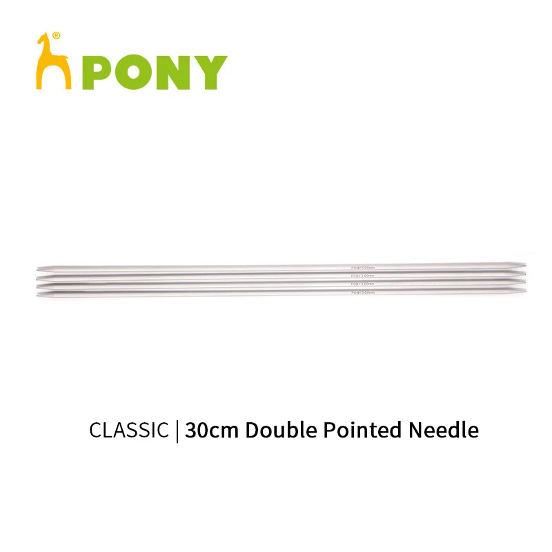 1 piece Pony Classic 30 cm Double Pointed Knitting Needle