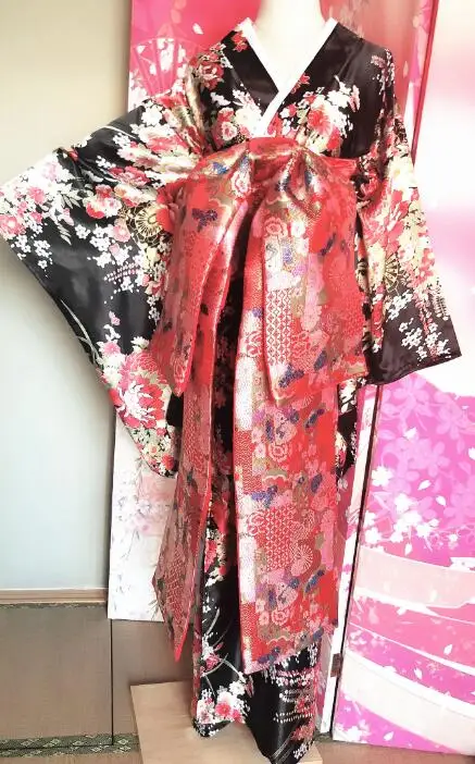 Japanese Custom Made Kimono Plum Flower Costume Beautiful Woman Dress Japanese Performance Kimono Woman Shoot Clothing