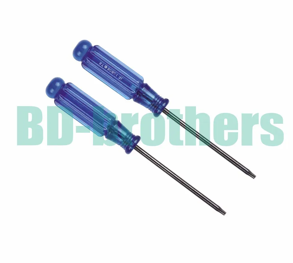 

3.0mm Carbon steel T3 T4 T5 T6 T7 T8 T9 T10 Torx Screwdriver Key PP Bar Handle Screwdrivers Repair Tool Wholesale 1000pcs/lot