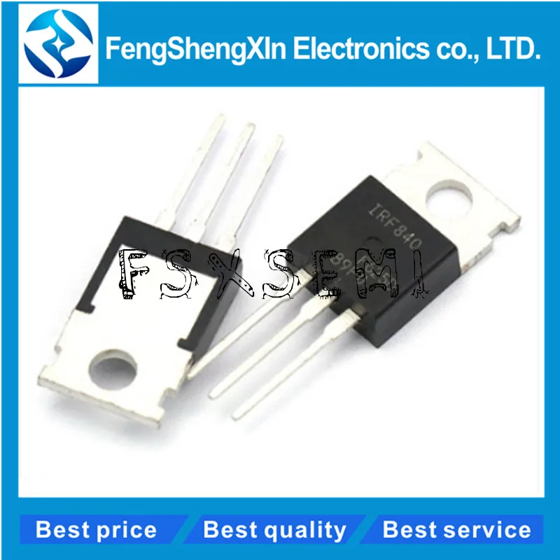 10pcs/lot IRF840 IRF840PBF IRF840N N-Channel Power MOSFET TO-220