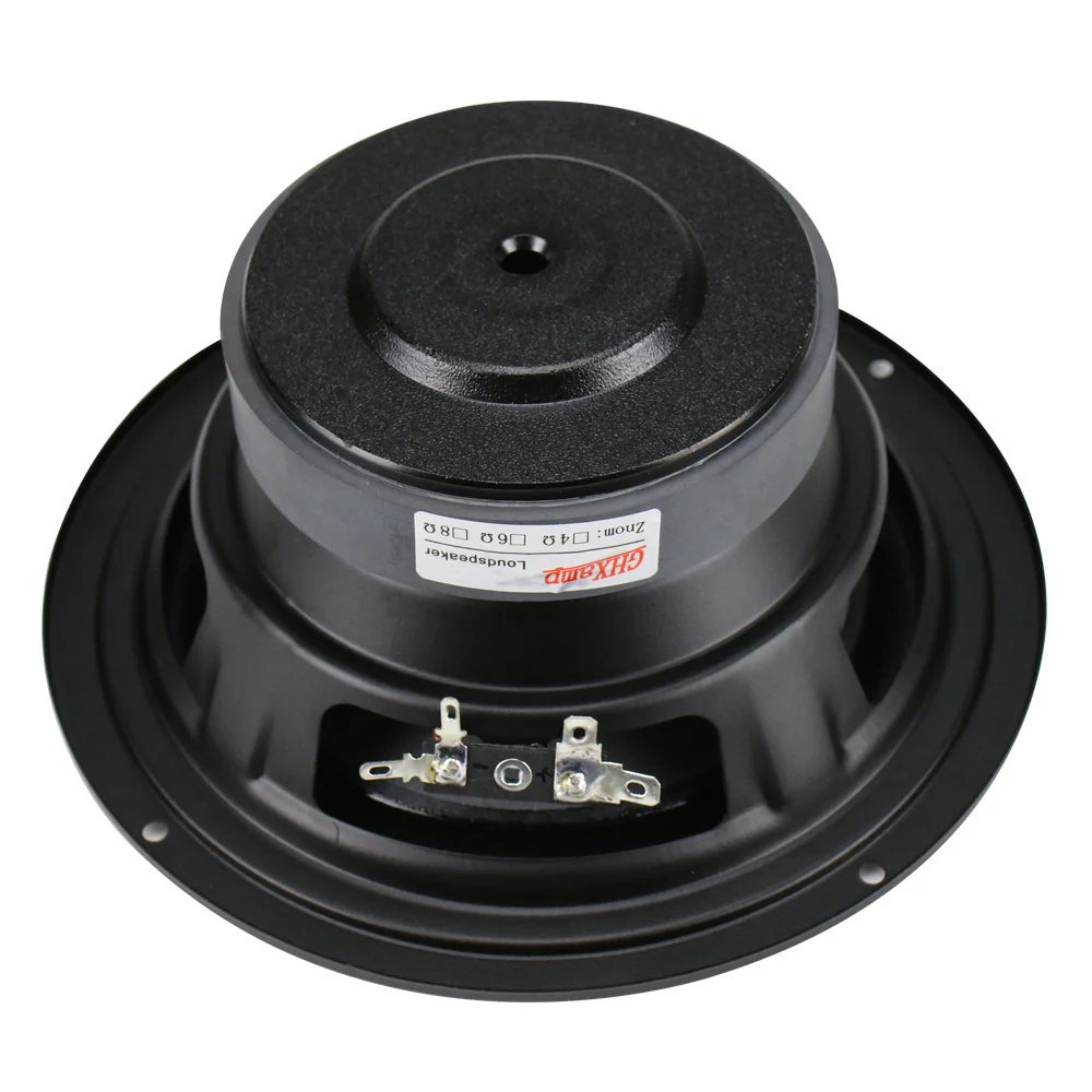 GHXAMP 7 inch 178MM Mid Bass Speaker Unit 130W HIfi Mediant Home Theater Deep Bass Woofer Loudspeaker Rubber edge 1pc