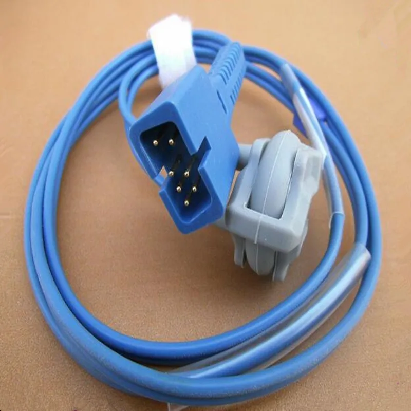 

5pcs/Lot Compatible for Nellcor DB7 Pin Infant/Neonate Wrapped Spo2 Sensor Pulse Oximeter Probe,Spo2 Adapter Cable TPU 1M