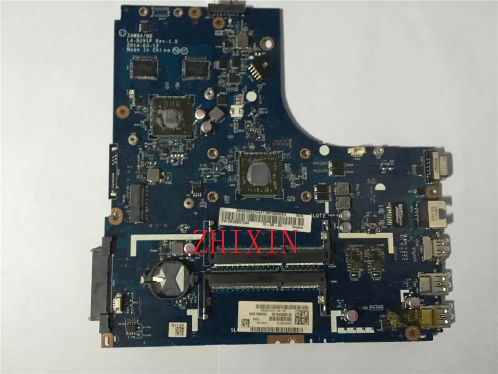 yourui for Lenovo B50-45 laptop motherboard non-integrated DDR3 E1-6010 CPU ZAWBA/BB LA-B291P mainboard full test